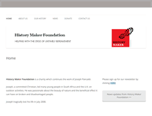 Tablet Screenshot of historymakerfoundation.co.uk